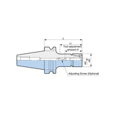 MEGA NEW BABY CHUCK Clamping diameter: ø0.25 - ø25.4 BBT50-MEGA16N - Big-tools Industrial Supply Tools for Metal Cutting
